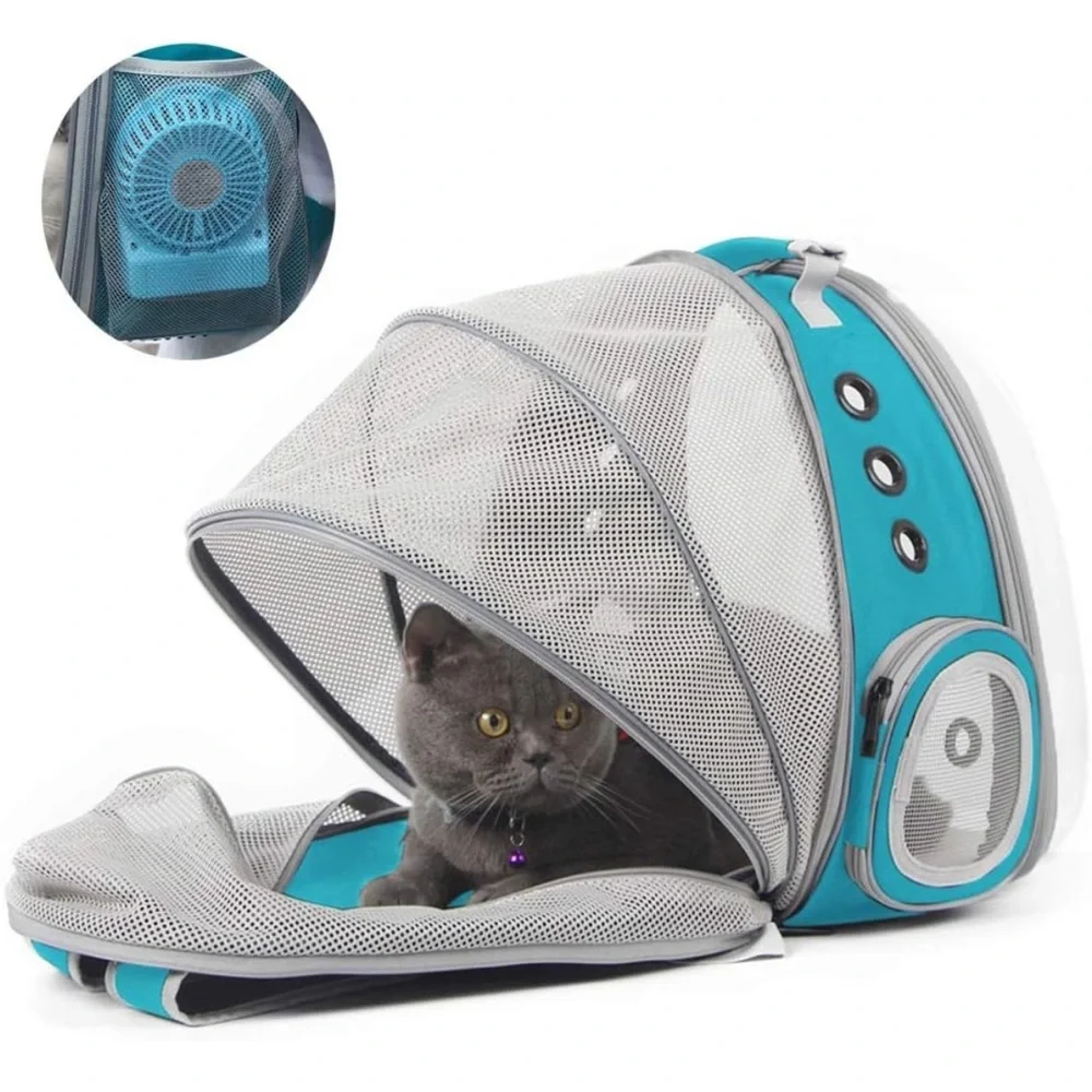Cat Travel Backpack with Fan